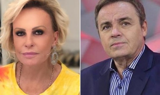 Emocionada, Ana Maria Braga presta condolências à família de Gugu Liberato