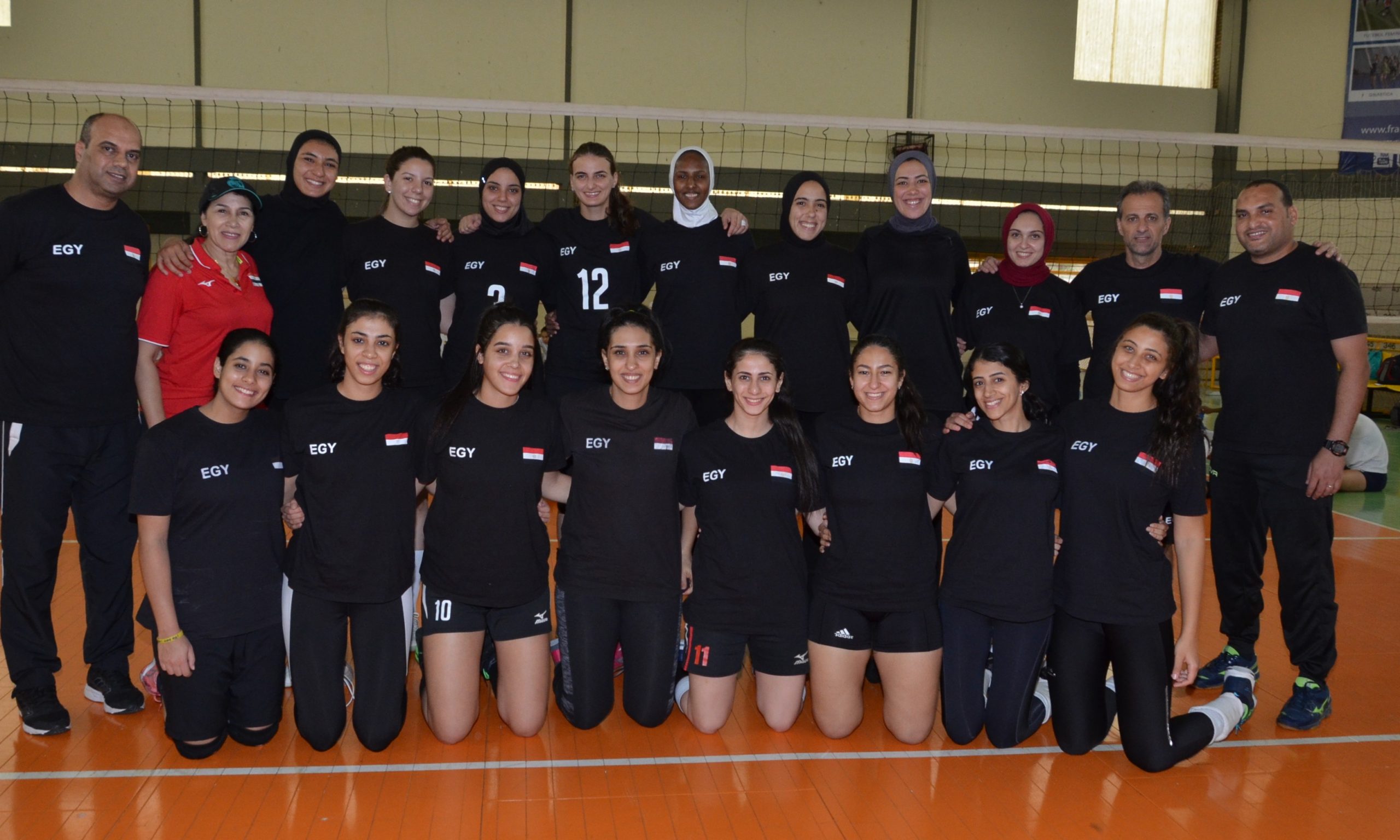 Seleção de vôlei feminino do Egito joga e treina em Franca até sexta-feira, 13