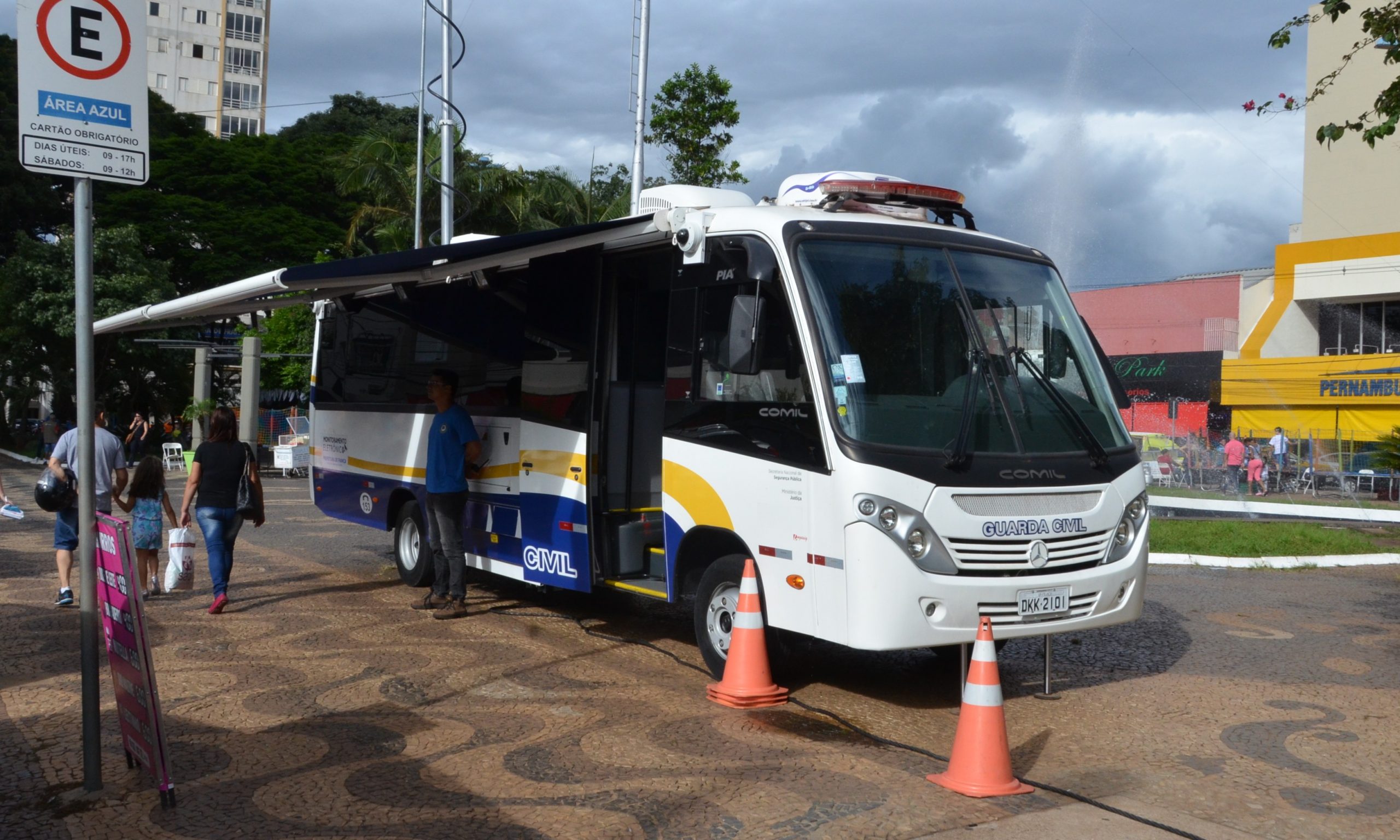 Área central de Franca recebe monitoramento eletrônico da Guarda Civil