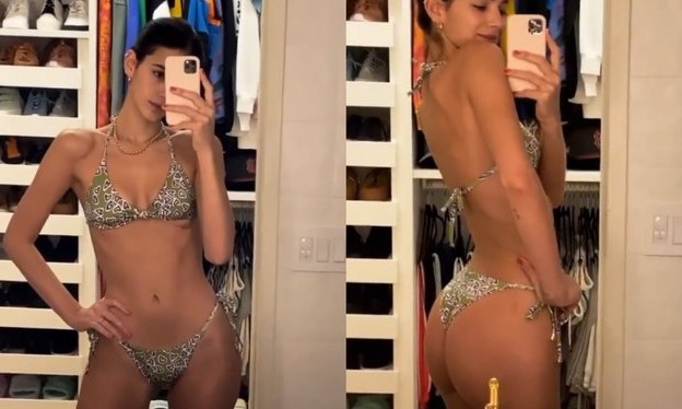 Bruna Marquezine posta vídeo de biquíni e sensualiza no Instagram