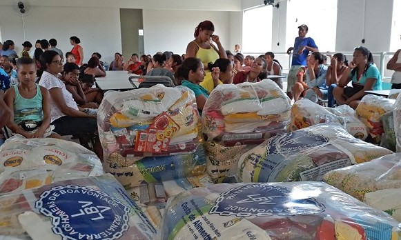 Segue até 31 de dezembro, campanha de arrecadação de alimentos da LBV Franca