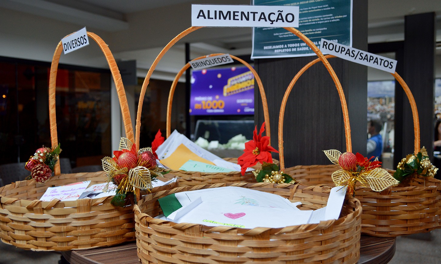 Campanha de adoção de cartas para o Natal da ACIF segue até sexta-feira, 20