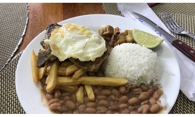 Prato feito do brasileiro (arroz, feijão, bife, batata e ovo) está mais caro