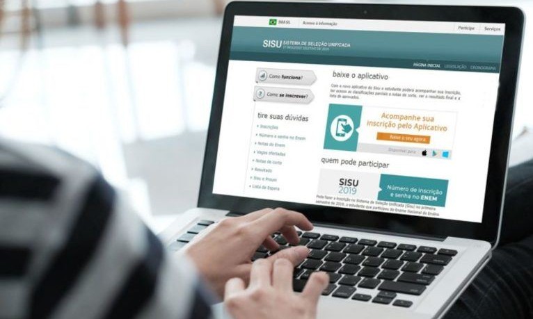 Inscrições do Sisu, para o primeiro semestre de 2020, vão de 21 a 24 de janeiro.