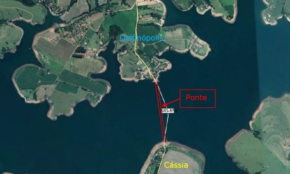 Ponte em Delfinópolis tem previsão de ser finalizada em até 24 meses