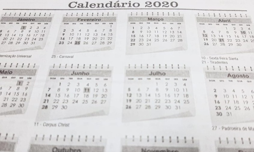 Prefeitura de Franca divulga calendário oficial dos feriados em 2020