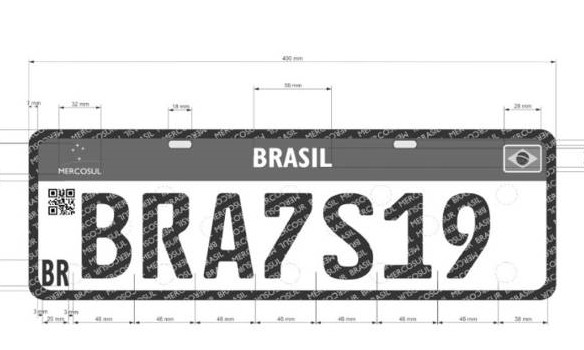 Placa Mercosul será obrigatória em todo Brasil a partir de fevereiro