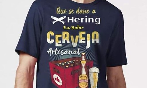 Hering alfineta cervejas artesanais em camiseta e clientes ameaçam boicote