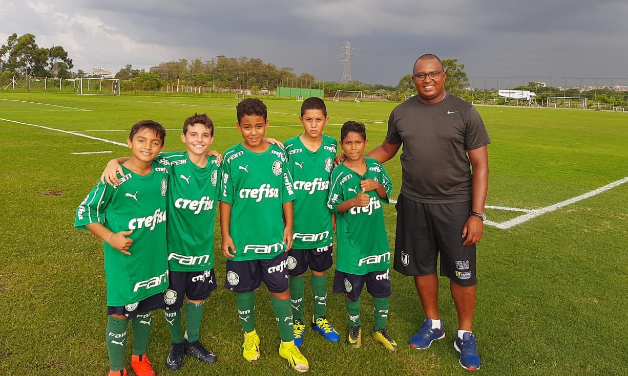 Garotos do Inter Franca estão fazendo testes no Palmeiras, em São Paulo