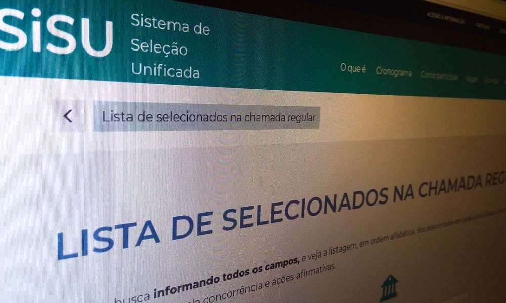 Lista de espera do Sisu será divulgada nesta segunda-feira, 10/02