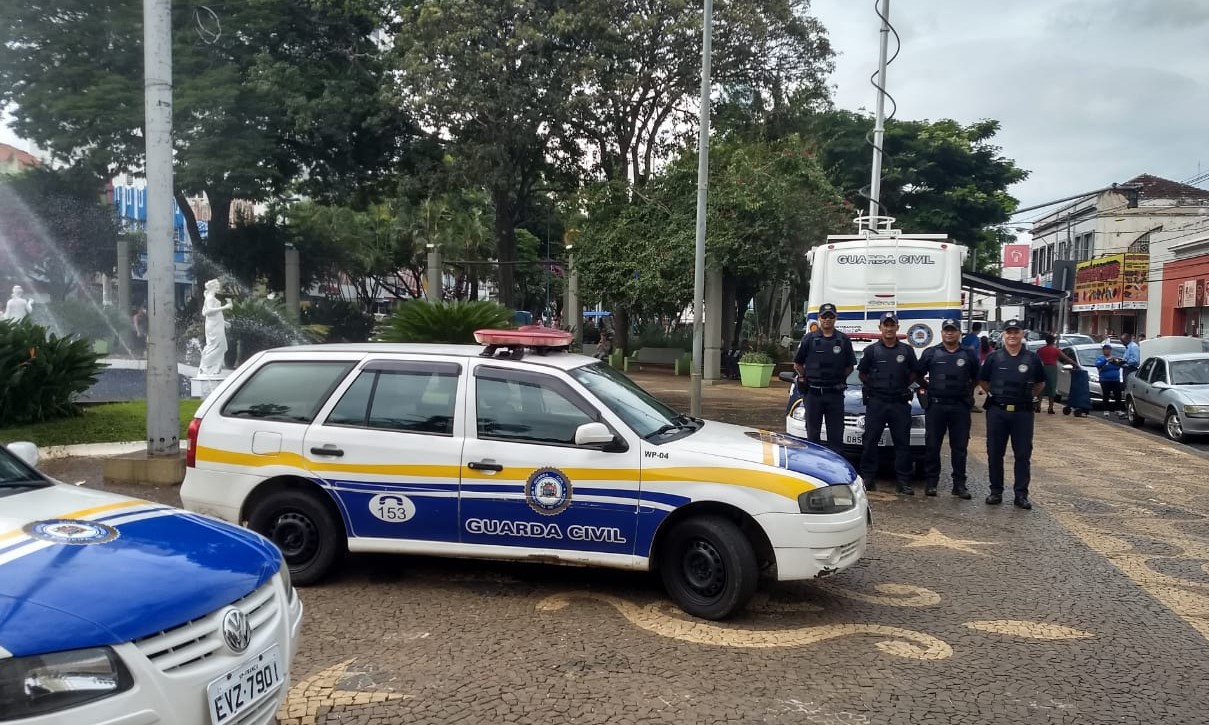Vigilância  na área central de Franca é ampliada pela Guarda Civil Municipal