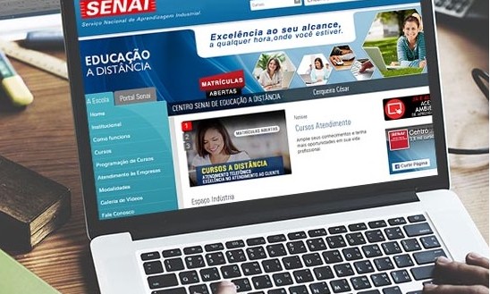 SENAI oferece cursos online e gratuitos em variadas áreas do conhecimento