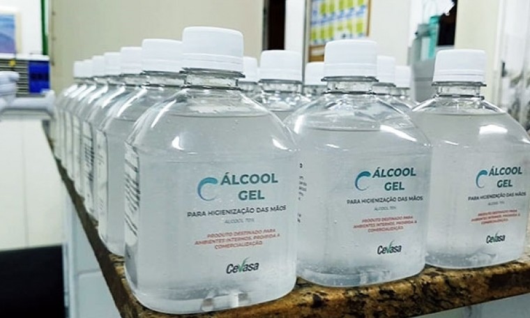 Cevasa doa álcool líquido 70º para Santa Casa e Hospital São Joaquim