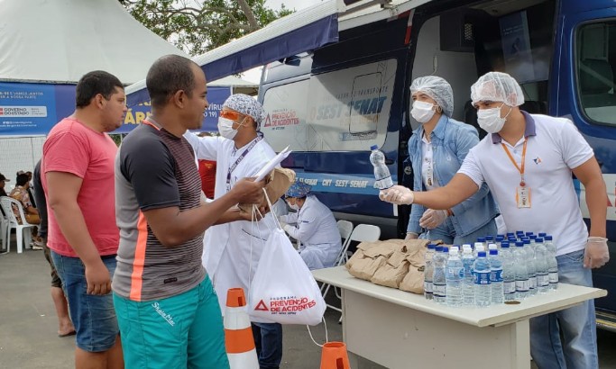 Entrega de kits de higiene a caminhoneiros na região de Franca segue até dia 09/04