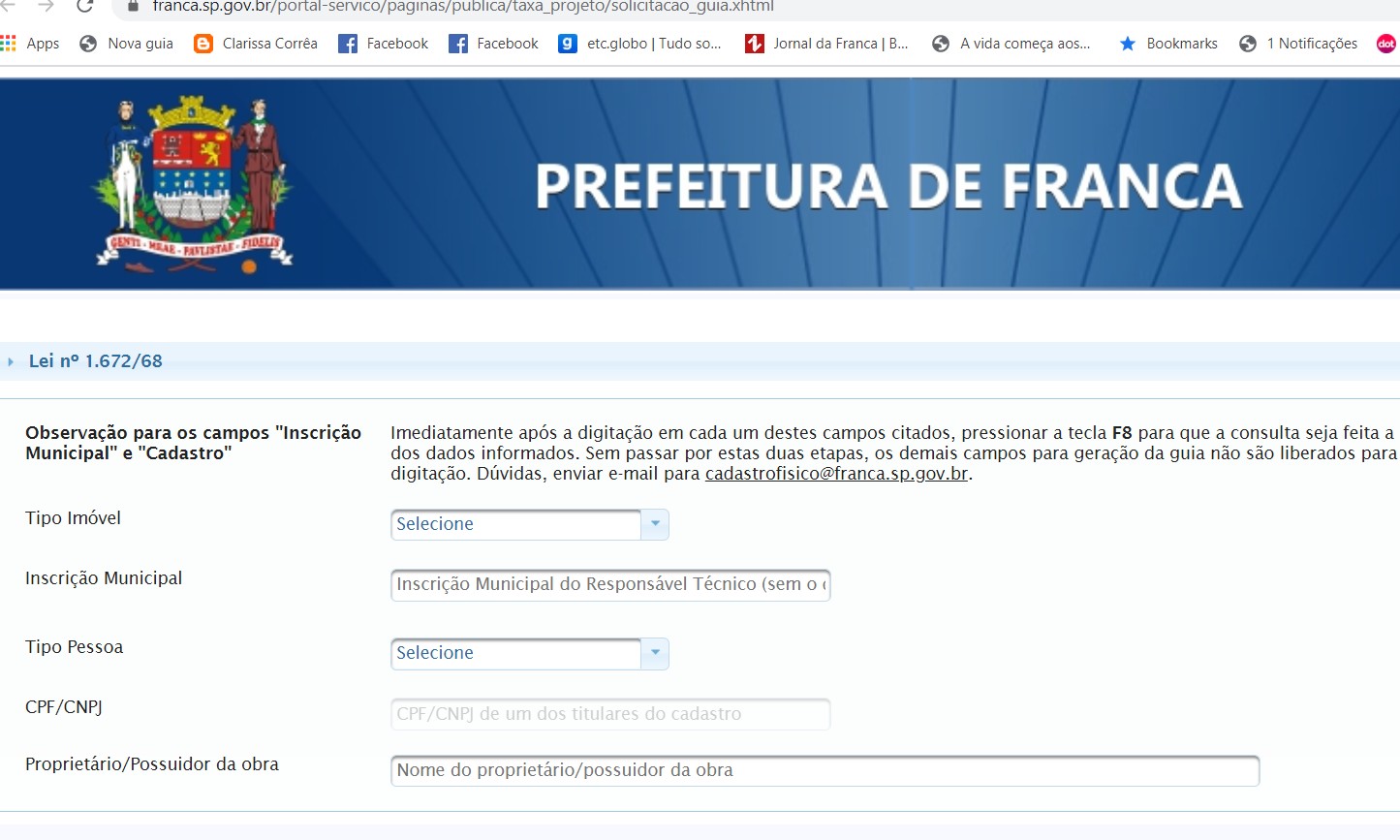 Prefeitura de Franca cria pacote de serviços online para facilitar atendimentos