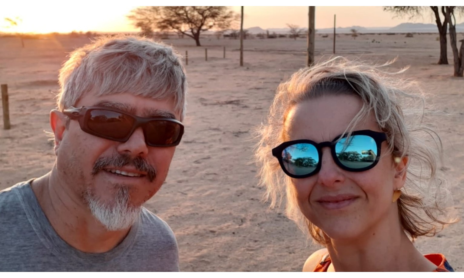 Casal francano na África diz não ver luz no fim do tunel para voltar à cidade