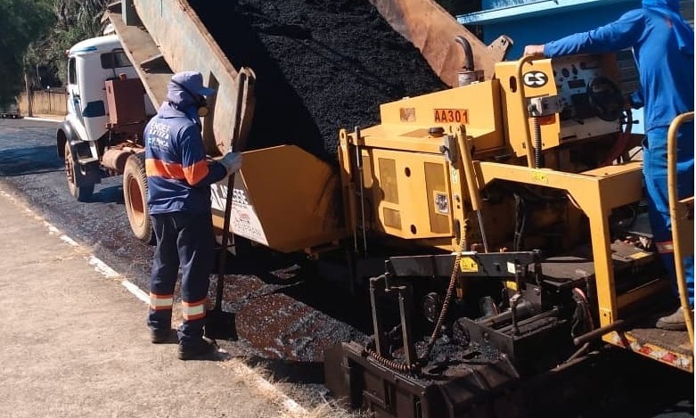 Recapeamento asfáltico chega ao Jardim Noêmia para recuperar vias públicas