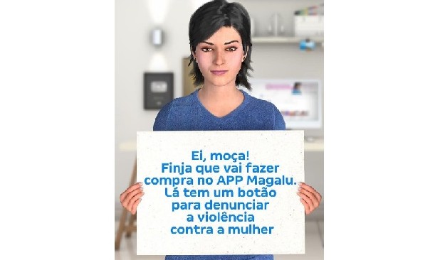 Lu avisa sobre botão no app Magalu para denunciar violência e post viraliza