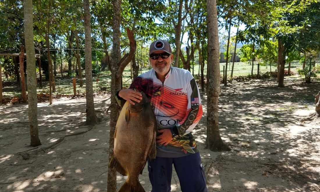 Parece estória de pescaria:​Pacu caranha é fisgado sem castor no rio Grande