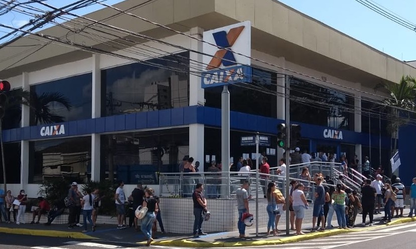 Auxílio emergencial: duas agências da Caixa de Franca abrem neste sábado, 23