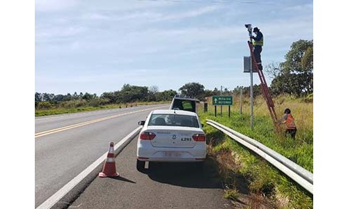 Ipem-SP valida radar na Rodovia Cândido Portinari (SP 334) em Pedregulho