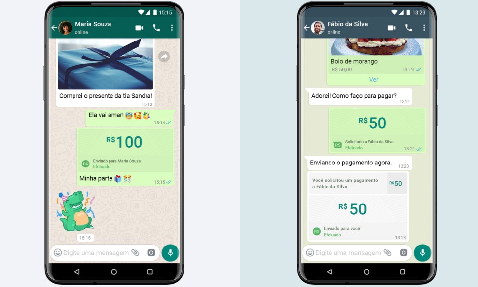Como usar os pagamentos no WhatsApp pelo celular com Android e no iPhone