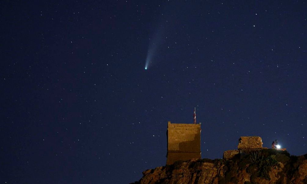 Cometa Neowise pode ser visto no Sul e Sudeste do país neste sábado, 25