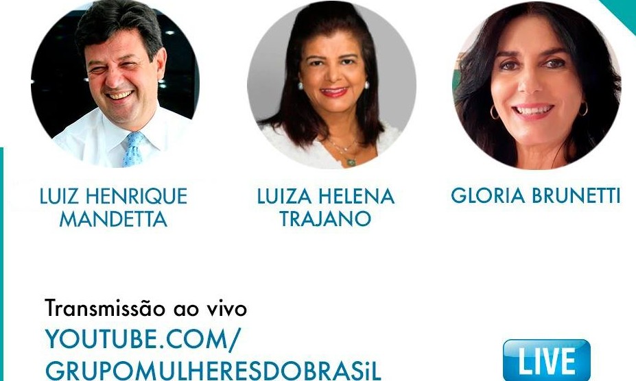 Luiza Helena Trajano e dr. Luiz Henrique Mandetta fazem palestra online