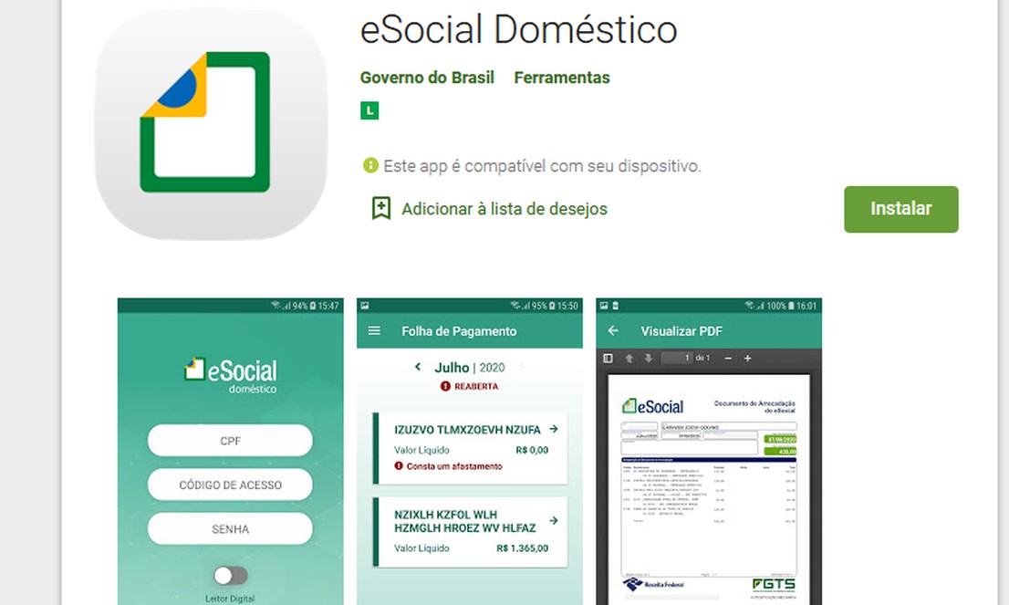 Governo lança aplicativo eSocial Doméstico para dispositivos móveis