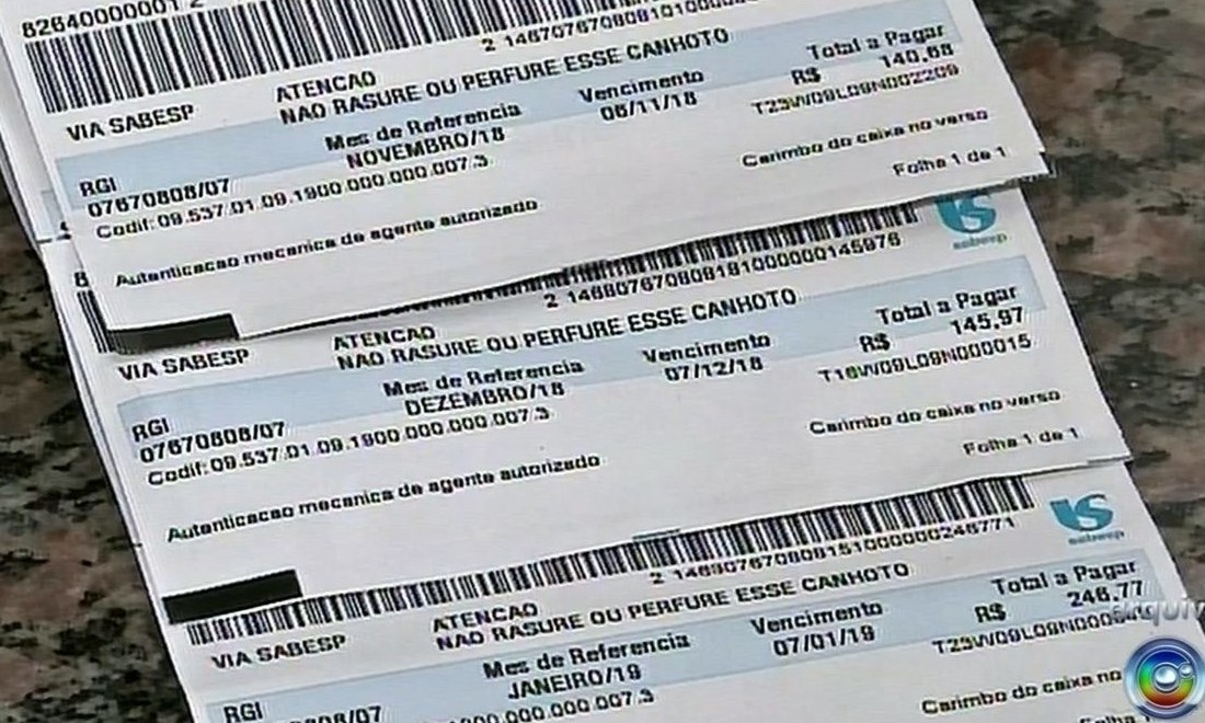 SP prorroga por um mês isenção das contas de água para baixa renda