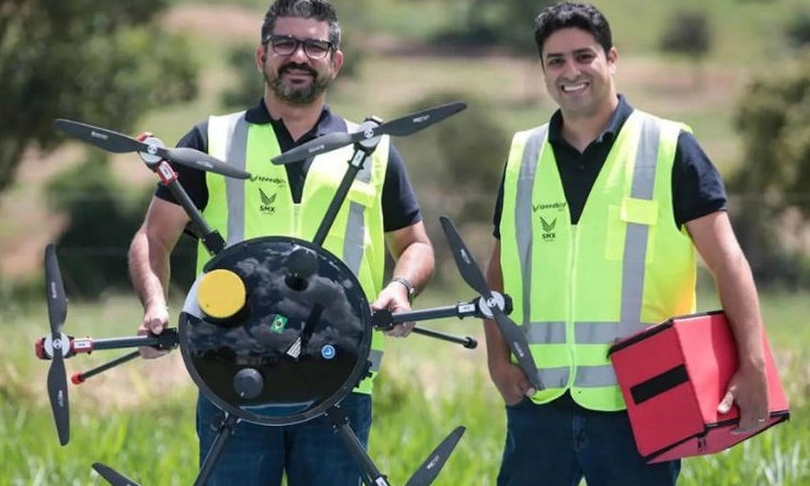Speedbird fez parceria com Ifood para entregas em Franca com drone