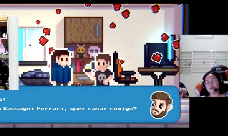 Morador do interior de SP cria game para pedir namorada em casamento