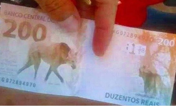 Nota falsa de R$ 200 começa a circular antes mesmo do lançamento