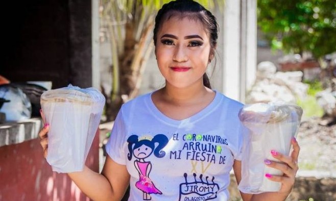 Jovem usa dinheiro de festa de 15 anos pra alimentar desempregados