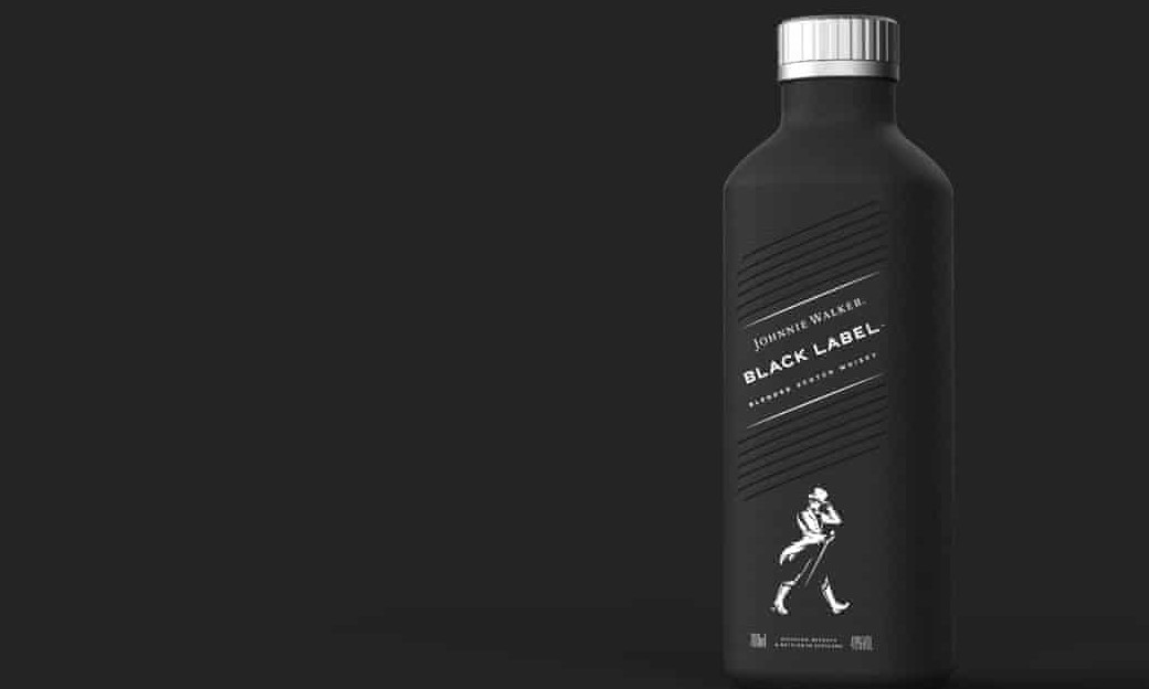 Uísque Johnnie Walker será vendido em garrafas de papel a partir de 2021