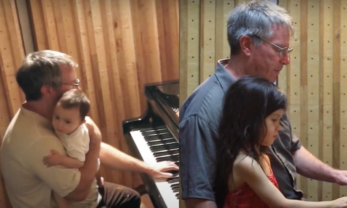 Pianista exibe crescimento da filha de 5 anos em vídeo emocionante. Assista