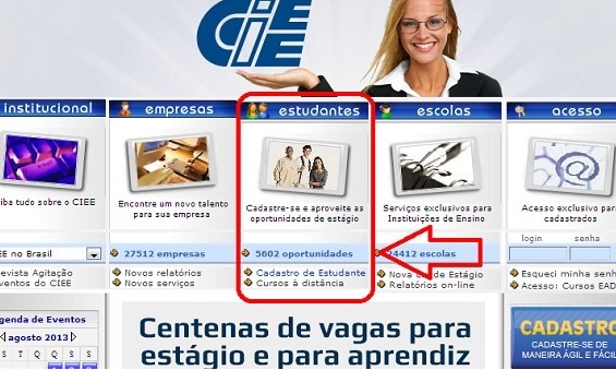 CIEE abre 270 vagas de estágio e aprendiz em Franca, Ribeirão e região