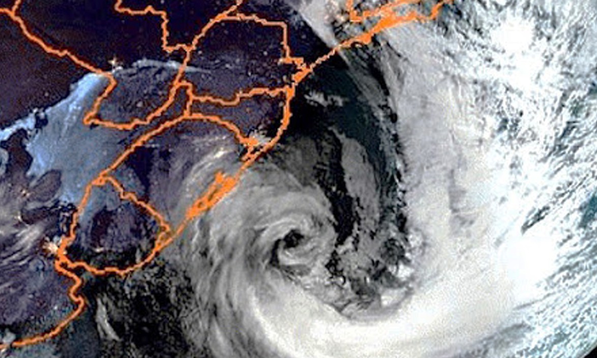 Ciclone bomba se forma e provoca ventania no Sul e Sudeste. Veja detalhes