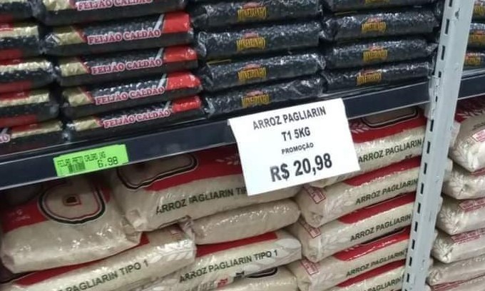 População se assusta com
aumento de preços nos
supermercados e varejões