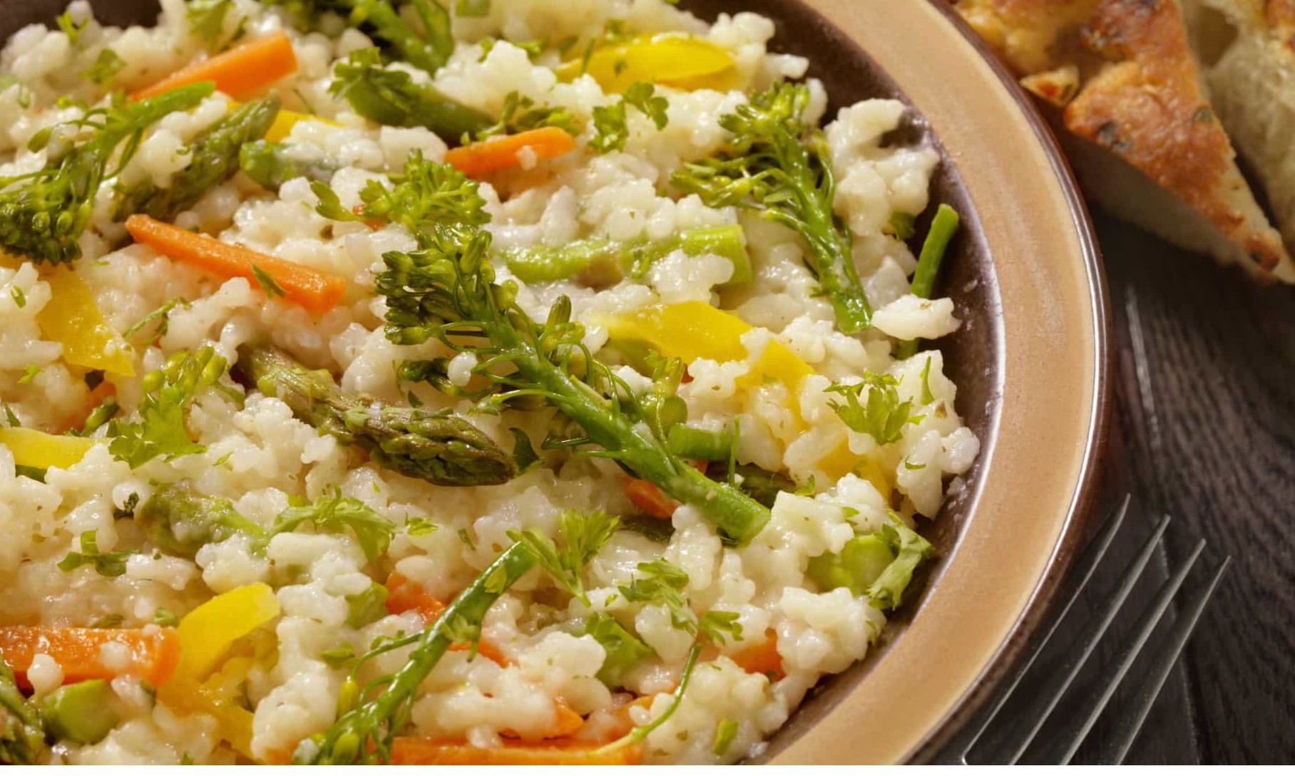 Risoto vegetariano é opção para quem não come carne; aprenda