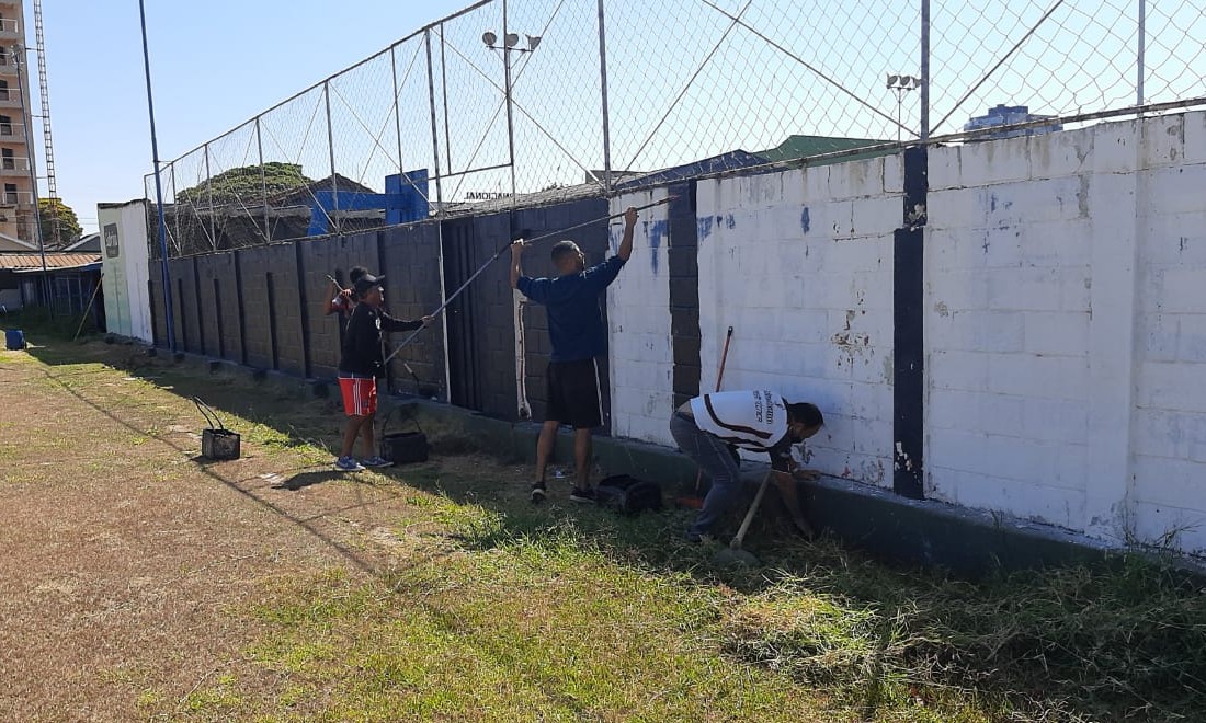 Inter Franca continua com a revitalização de sua praça esportiva