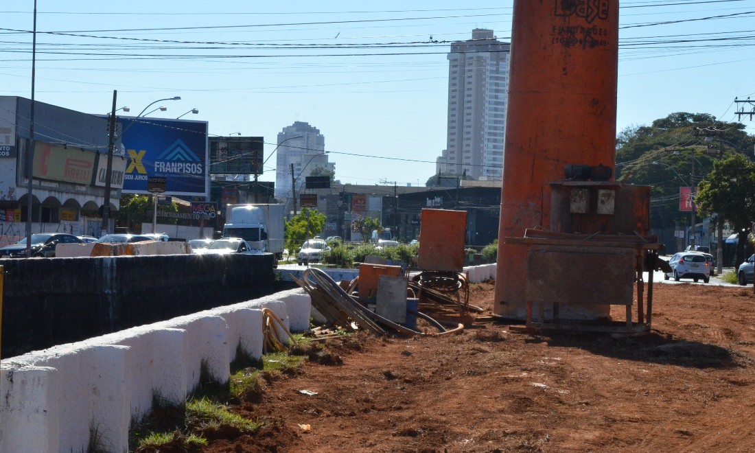 Obras do complexo viário do Champagnat estão avançadas no cronograma