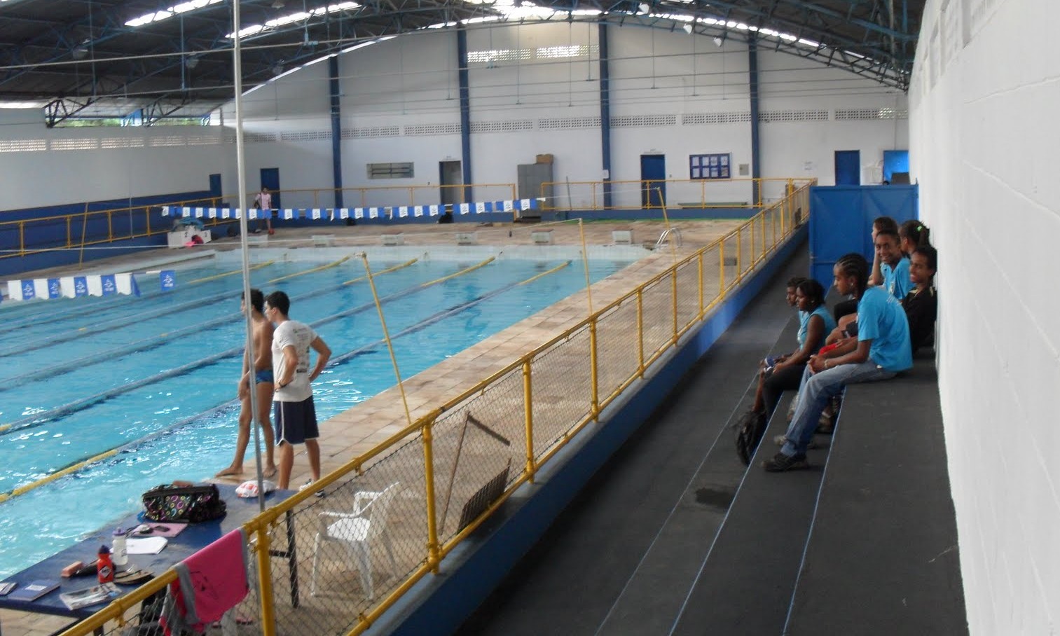 Piscina do Poliesportivo segue aberta para visitas técnicas até segunda