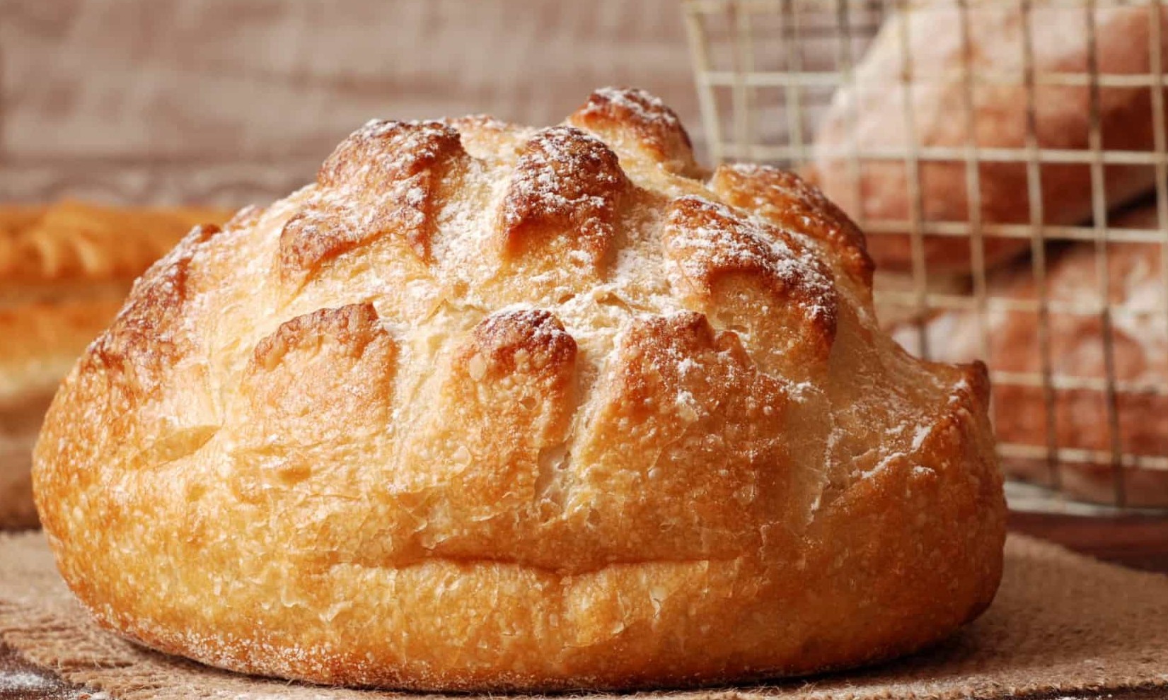 Receita de pão caseiro com três ingredientes