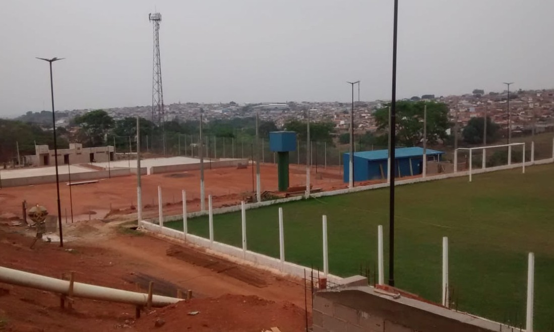 Arquibancadas do Centro Esportivo do Aeroporto 2 já estão finalizadas