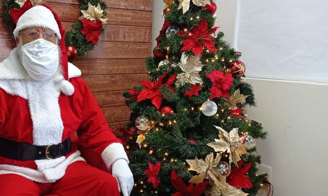 Em tempos de pandemia, agora também temos o Papai Noel virtual