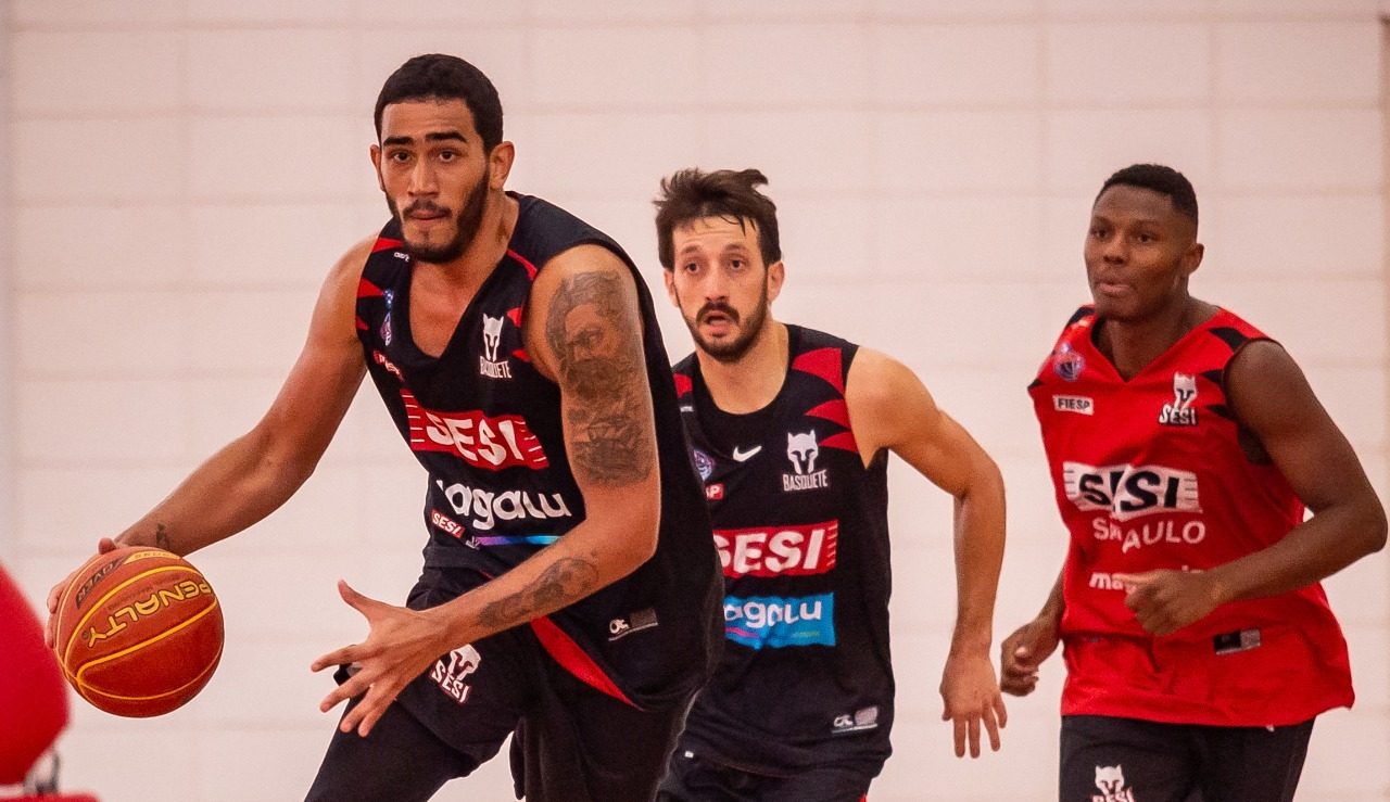 Treino basquete