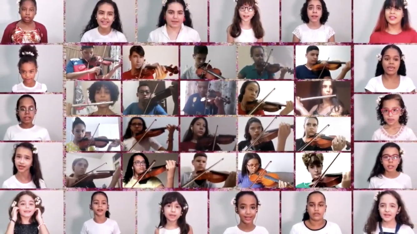 Projeto Música Criança se transforma para inspirar jovens dentro de casa