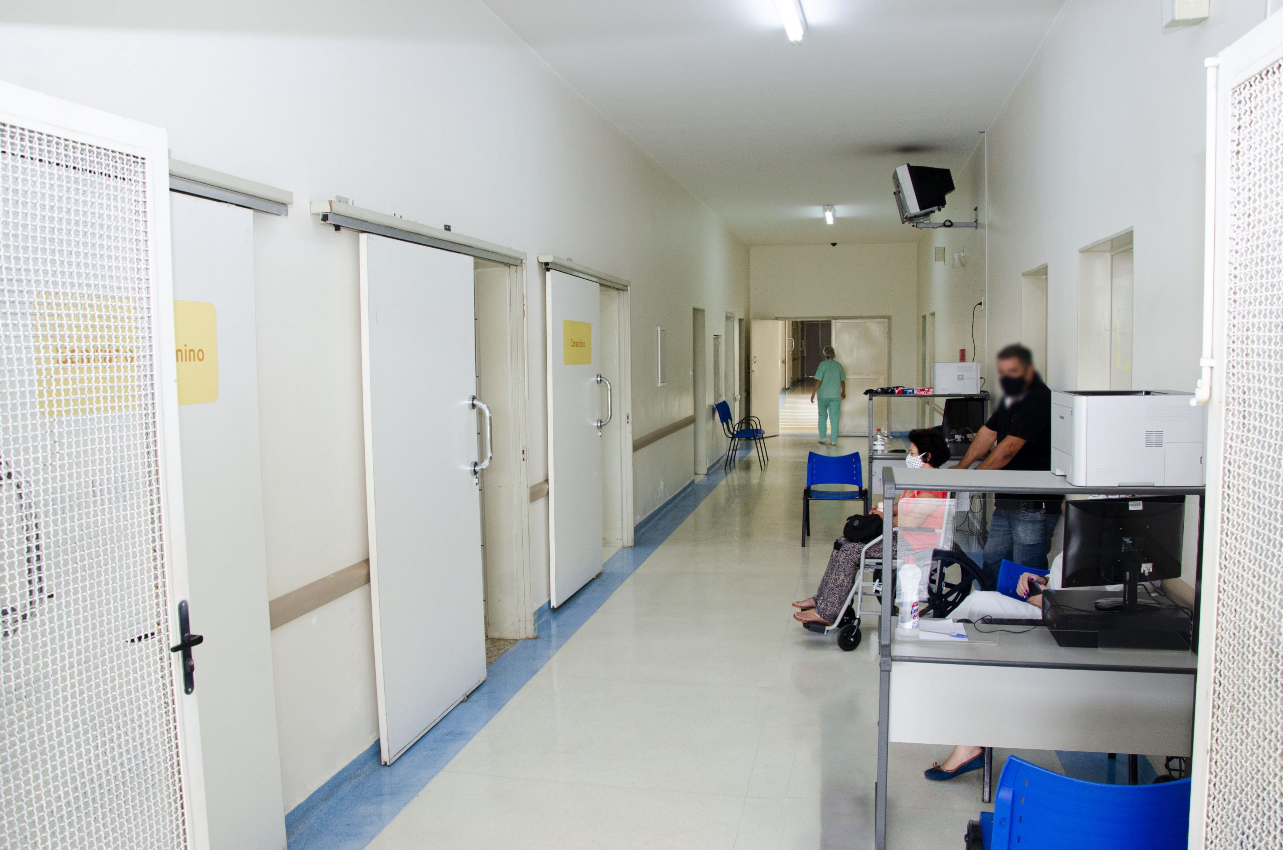 Ala para atendimento aos pacientes com suspeita de Covid no Pronto-Socorro Álvaro Azzuz