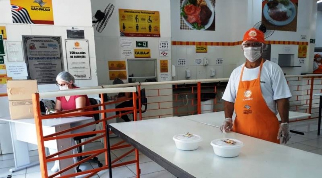 Restaurantes Bom Prato mantêm gratuidade nas refeições